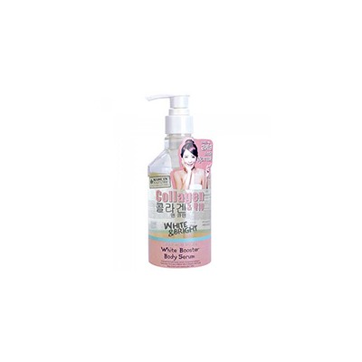 Концентрированный осветляющий бустер-серум для тела Collagen Q10 от Nature 280 гр / Nature Collagen+Q10 white booster body serum 280g