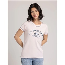 SMALL SOFT CREST RINGER JERSEY T-SHIRT