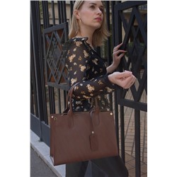 Bolso de piel Pure Marrón