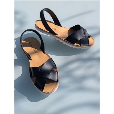 Босоножки от испанского производителья Ab.Zapatos Cruz-Yute marino АКЦИЯ