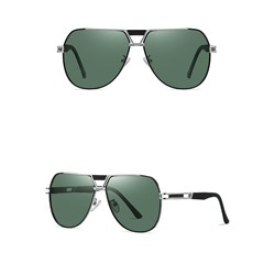 IQ30017 - Солнцезащитные очки ICONIQ JS8549 Bright silver dark roasted G15 green sheet C125-P144