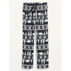 Patterned Flannel Pajama Pants for Women