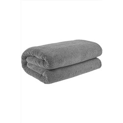KAYABEY HOME Büyük Banyo Havlusu 90x150 %100 Pamuk Gri Banyo Duş Havlusu 030