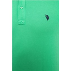 Erkek Elma Yeşili Basic Polo Yaka Tişört