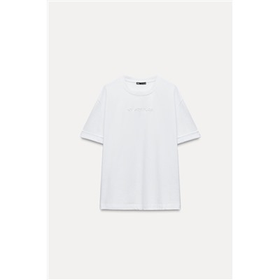 MINIMALIST SLOGAN T-SHIRT