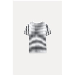 COTTON T-SHIRT WITH ENZYME FINISH