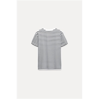 COTTON T-SHIRT WITH ENZYME FINISH