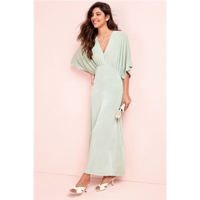 Midikleid mit weiten Ärmeln