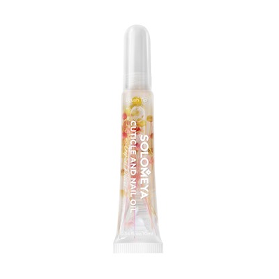 [SOLOMEYA] Масло для кутикулы и ногтей с цветами ТРОПИЧЕСКИЙ ГИБИСКУС Cuticle And Nail Oil With Flowers Tropical Hibisсus, 10 мл