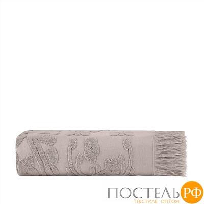 Полотенце Arya С Бахромой 70X140 Isabel Soft Бежевый
