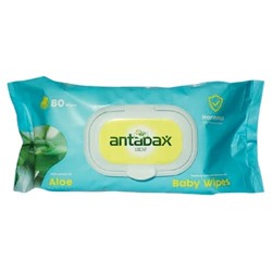 Салфетки влажные Детские Алоэ вера Antabax 80шт.