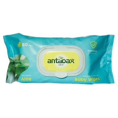 Салфетки влажные Детские Алоэ вера Antabax 80шт.