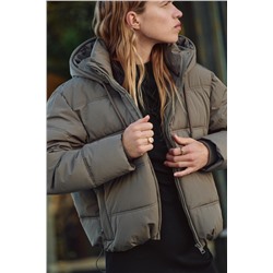 WATER AND WIND PROTECTION SHORT PUFFER ANORAK