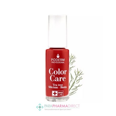 Poderm Vernis Color Care Rouge Allure 8 ml