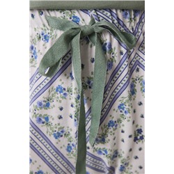 Pijama largo 100% algodón estampado pañuelo