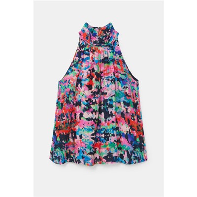 Blusa loose cuello halter