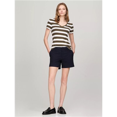 Stripe V-Neck Favorite T-Shirt