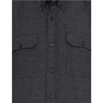Siyah Comfort Fit Uzun Kollu Gömlek