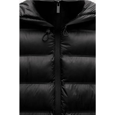 NEOPRENE-EFFECT PADDED JACKET