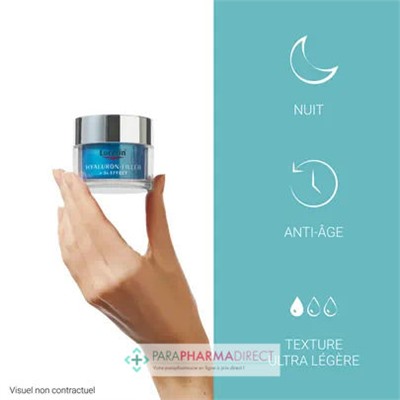 Eucerin Hyaluron-Filler + 3x Effect Soin de Nuit Booster d'Hydratation