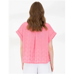 Açık Pembe Regular Fit Kısa Kollu Gömlek