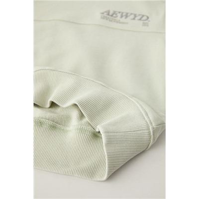 SUDADERA TEXTO BORDADO ETIQUETA