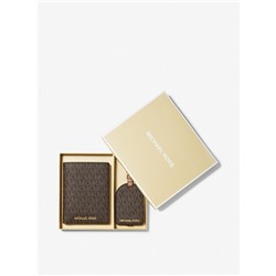 MICHAEL MICHAEL KORS Logo Passport Case and Luggage Tag Gift Set