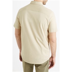 Camisa regular fit - Beige