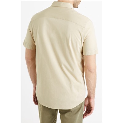 Camisa regular fit - Beige