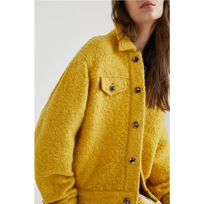 Chaqueta trucker lana