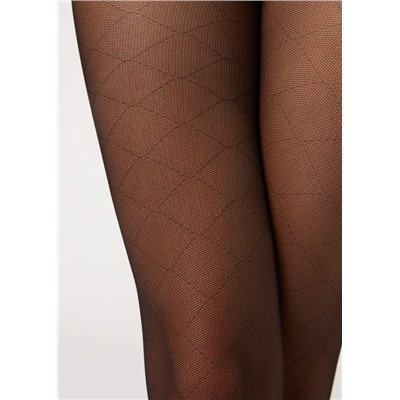 Netzstrumpfhose mit Rautenmuster Eco