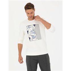 Ekru Regular Fit Sweatshirt