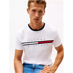 Embroidered Flag Logo T-Shirt