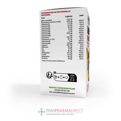 ArkoPharma Azinc Vitalité 120 gélules