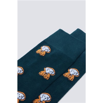 Calcetín algodón perro con chubasquero