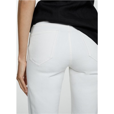 Jeans flare tiro medio