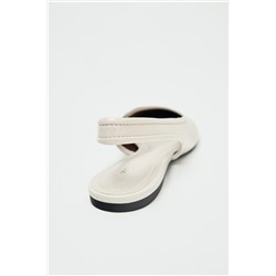 LEATHER SLINGBACK BALLERINAS