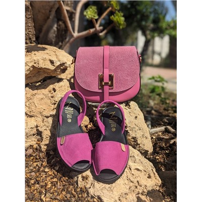Ab. Zapatos 3106-8 magenta+PELLE · 2704 fuxia АКЦИЯ