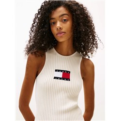 Tommy Jeans Ribbed Mini Sweater Dress
