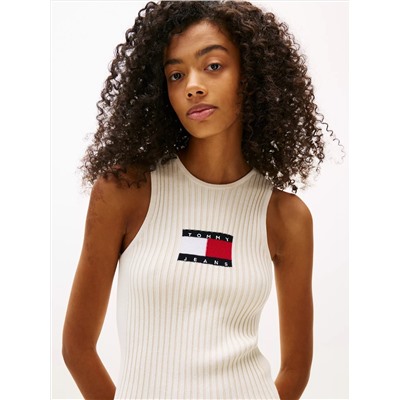 Tommy Jeans Ribbed Mini Sweater Dress