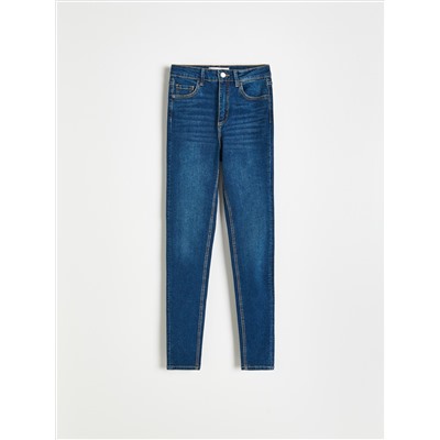Slim-Jeans mit hoher Leibhöhe