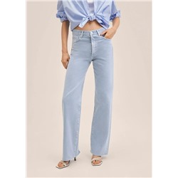 Vaqueros wideleg tiro alto -  Mujer | MANGO OUTLET Melilla