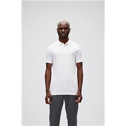 Bad Bear Pure Off-white Beyaz Polo Yaka Erkek T-shirt 21.01.07.043-C04