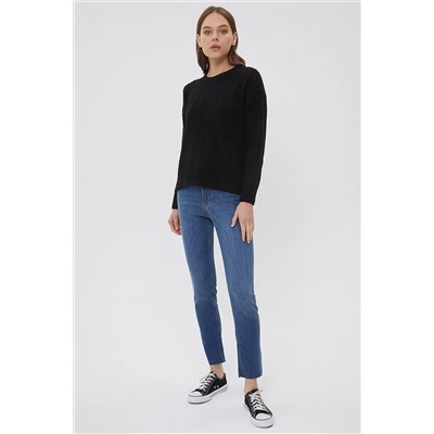 Lee Cooper Kadın Dora O Yaka Kazak Siyah 211 LCF 241002