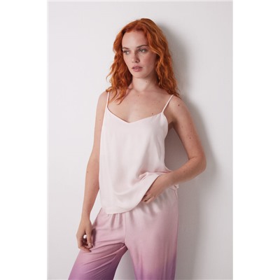 Set pijama largo satén degradado