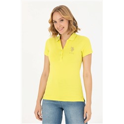 Kadın Neon Sarı Basic Tişört