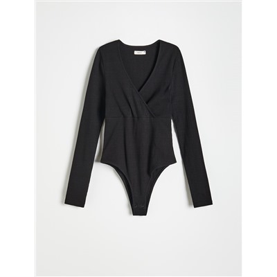Body Aus Ripp-Jersey