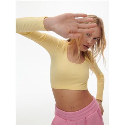 Bluse mit gesprenkelter Textur