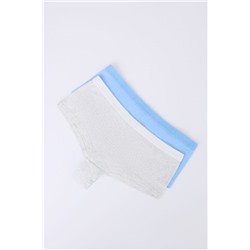 Pack 2 bragas bóxer azul, gris