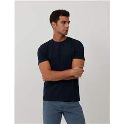 Camiseta Básica, Azul Oscuro